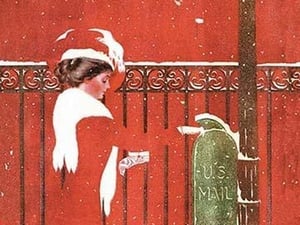 Christmas Greetings by C. Coles Phillips - Art Print