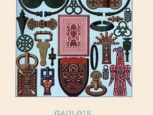 Gaelic Jewelry by Auguste Racinet - Art Print