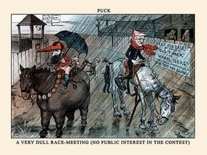 Puck Magazine: A Very Dull Race-Meeting by Frederick Burr Opper - Art Print