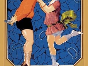 Chocolate Amatller: Barcelona (Kissing Children) - Art Print