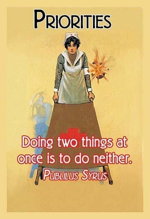 Priorities by Jason Pierce - Art Print