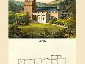 A Villa #3 by J. B. Papworth - Art Print