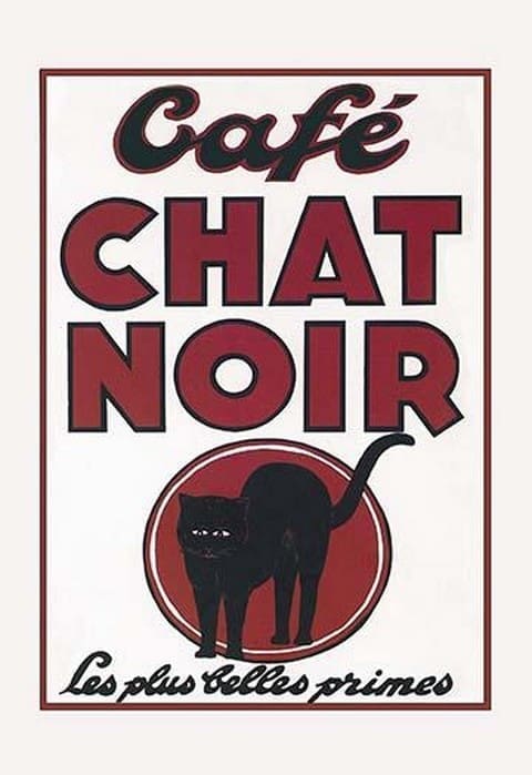 Cafe Chat Noir - Art Print