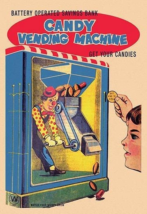 Candy Vending Machine - Art Print