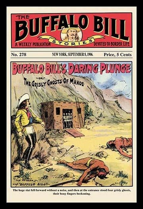 The Buffalo Bill Stories: Buffalo Bill's Daring Plunge - Art Posters or ...
