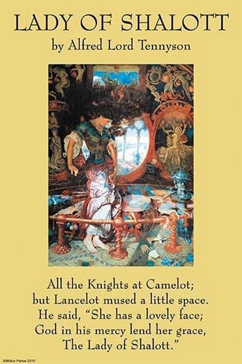 Lady of Shalott by Alfred Lord Tennyson - Art Print