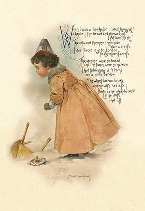 When I Was a Bachelor by Maud Humphrey - Art Print