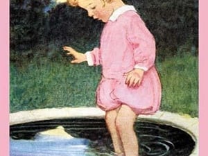 Boy Who Forgot to Wash by Jessie Willcox Smith - Art Print
