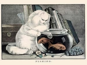 Fishing by E.B. & E.C. Kellogg - Art Print
