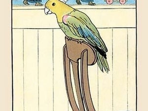 Polly Parrot by Julia Dyar Hardy - Art Print
