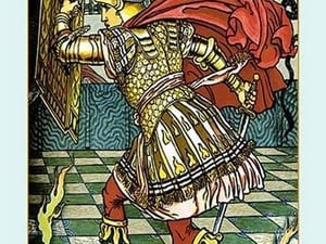 The Yellow Dwarf - Battle by Walter Crane - Art Print