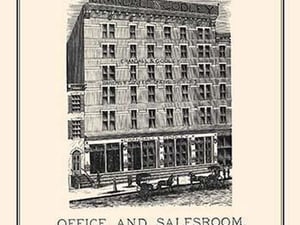 Office & Salesroom of Crandall & Godley - Art Print