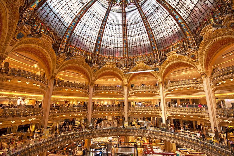 Galerie Lafayette - Places to Visit in Paris