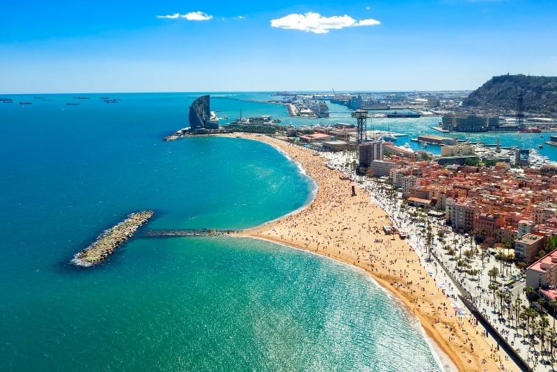 Strand La Barceloneta, Barcelona