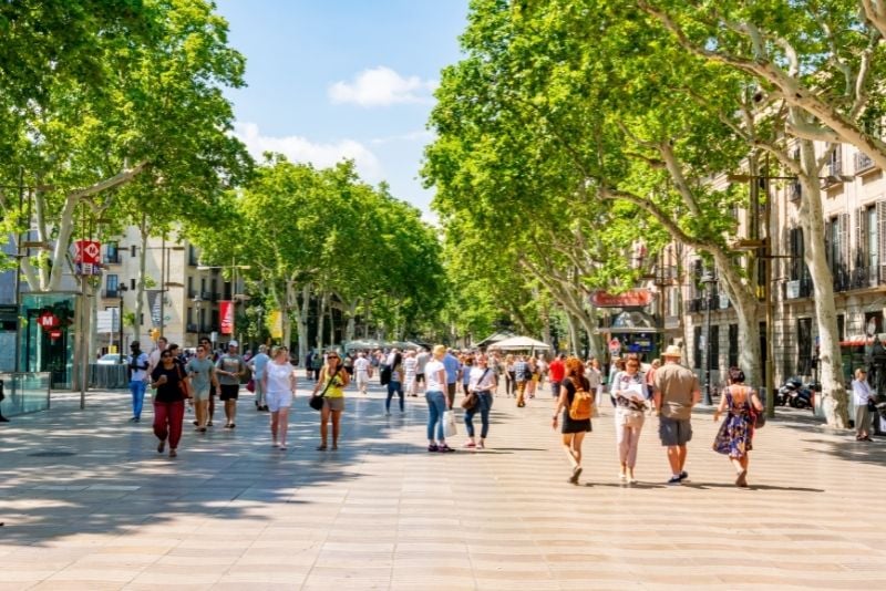 Las Ramblas, Barcelone