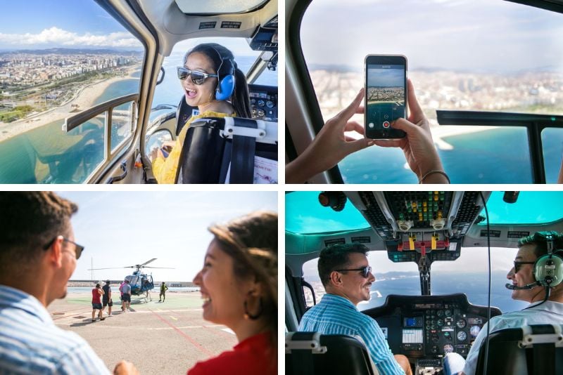 helicopter tours in Barcelona