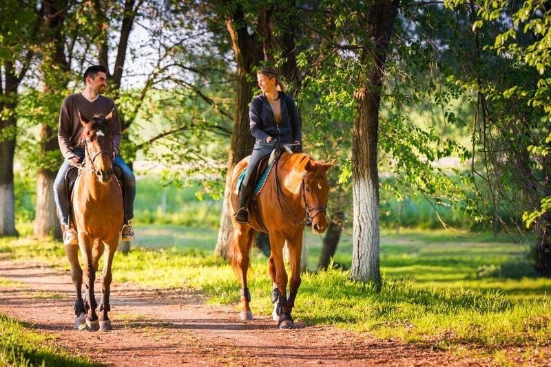 Reiten in der Nähe von Barcelona