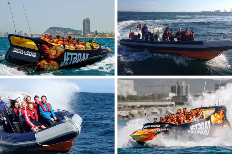 jet boat tours in Barcelona