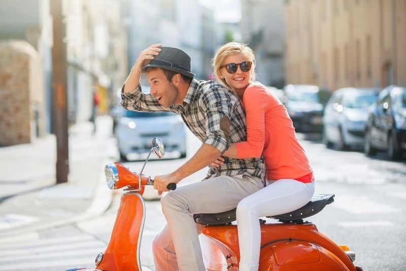 Vespa-Tour in Barcelona