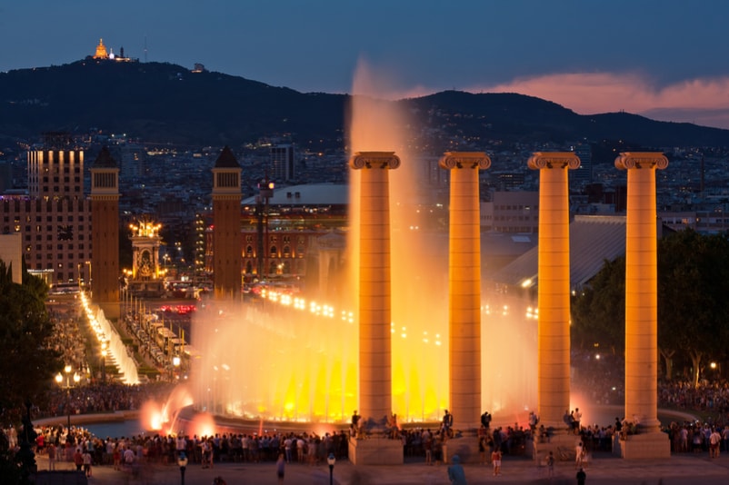 Fontaine du Montjuïc - Choses Incroyables à Faire à Barcelone