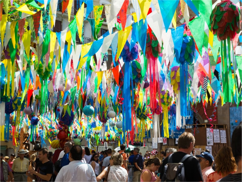 Fête dans les rues de Gràcia - Choses à Faire à Barcelone