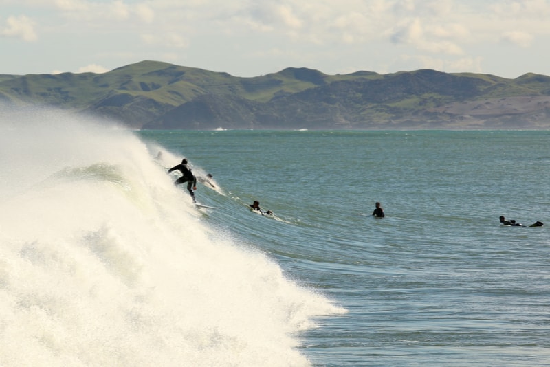 Raglan, New Zealand-surfing spots