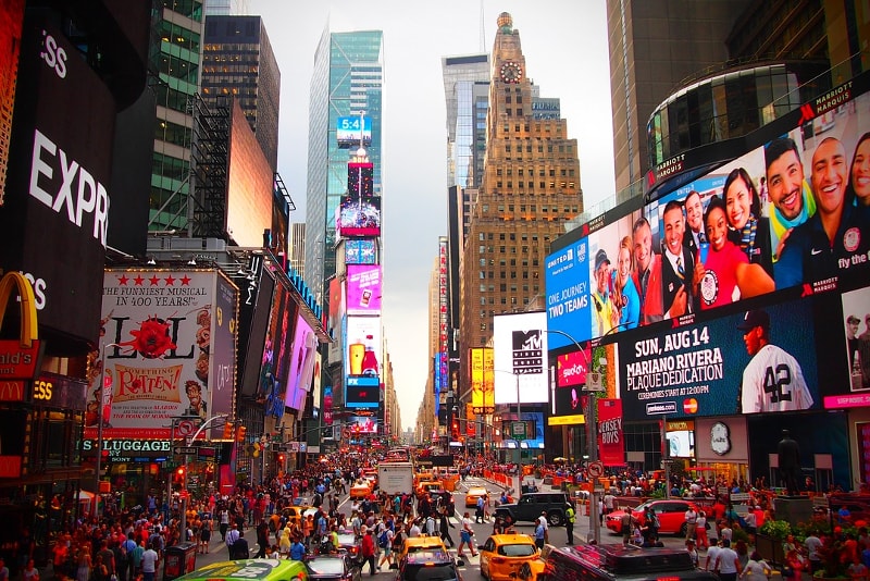 Times Square - Bucket list ideas