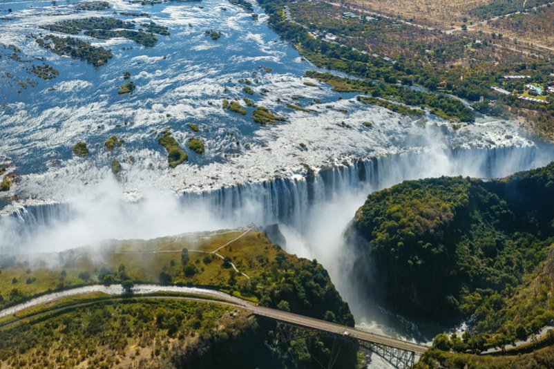 Victoria Falls in Zambia, Zimbabwe - Bucket List ideas 