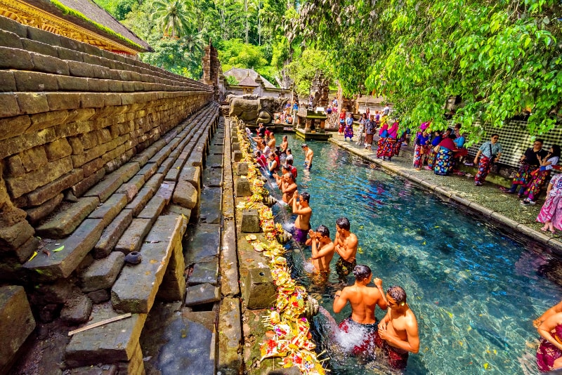 Tirta Empul - Unterhaltsame Dinge in Bali