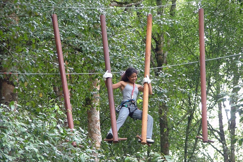 Treetop Adventure Park - Unterhaltsame Aktivitäten in Bali