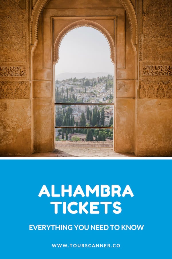 Tickets Alhambra Pinterest