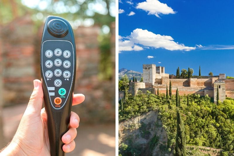 Alhambra audio-guided tours