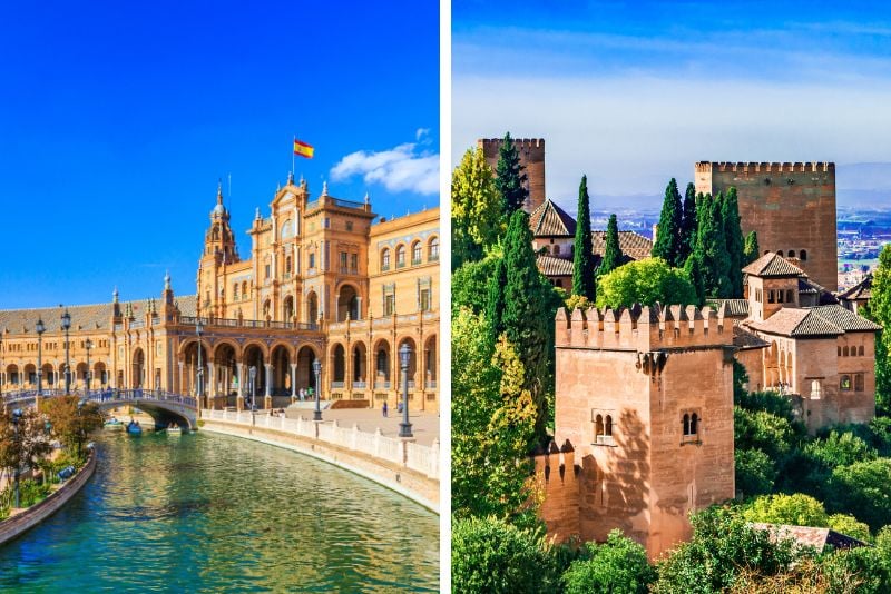 Alhambra day tours from Seville