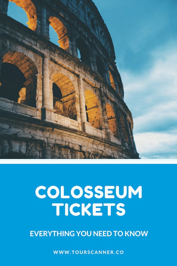 Colosseum Tickets Pinterest