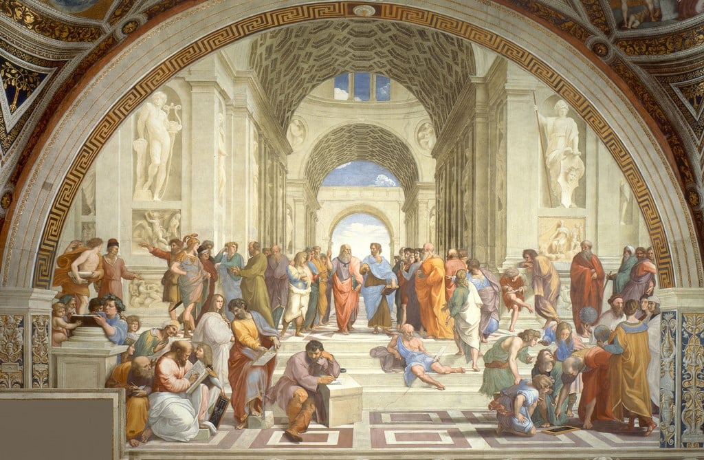 Raphael's School of Athens - Vatican museum