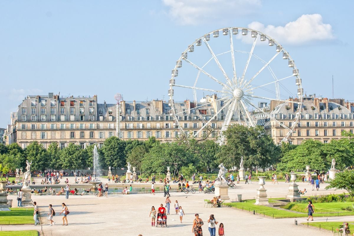 Tuileries Garden in Paris