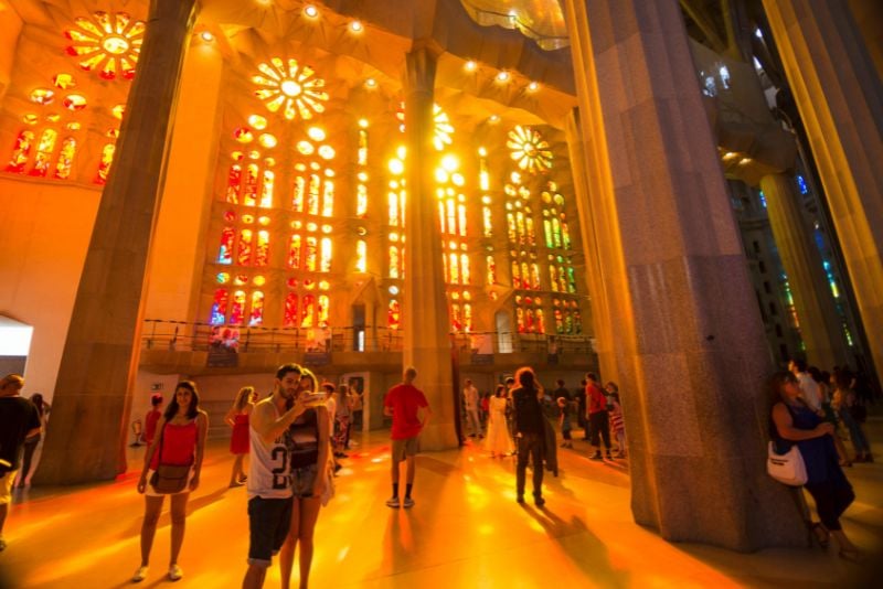 best time to visit the Sagrada Familia