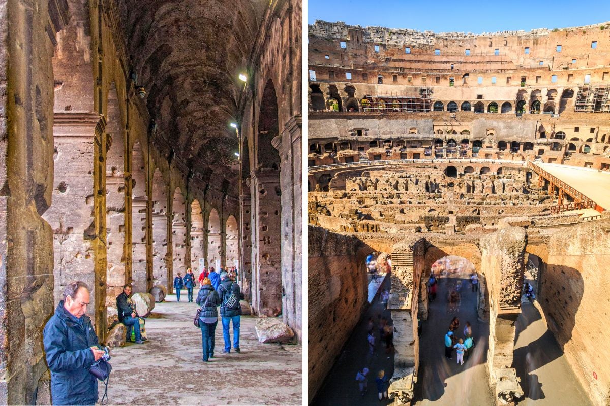 things to see inside the Colosseum, Rome