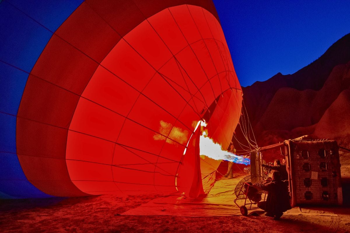 Hot air baloon ride in Cappadocia