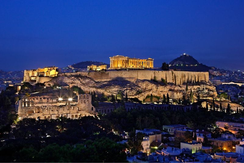 Acropolis at night tours