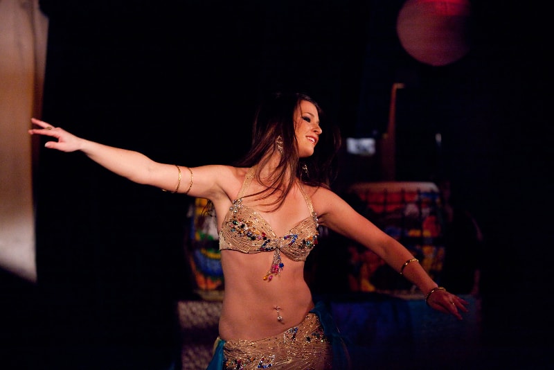 Belly dancing show