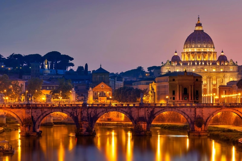Tibre - Visiter Rome la Nuit