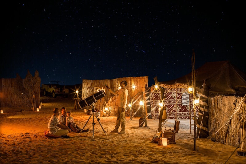 Stargazing experience in Dubai desert