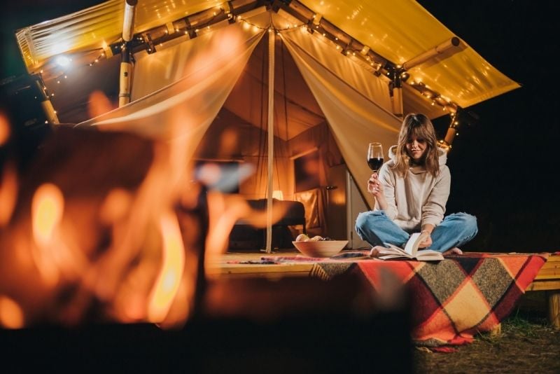 glamping in the desert of Dubai