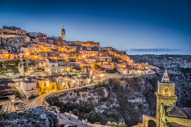 Matera di sera