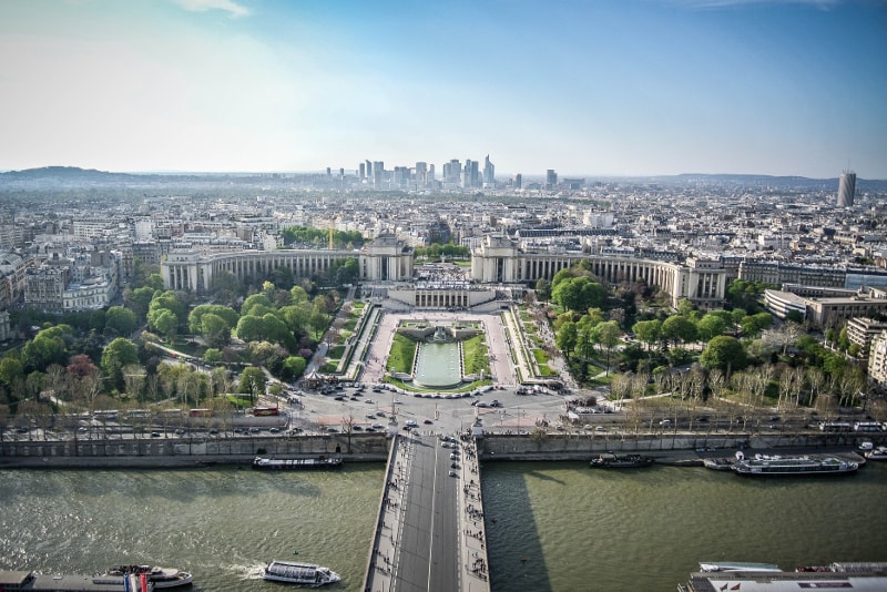 Vue depuis la tour Eiffel