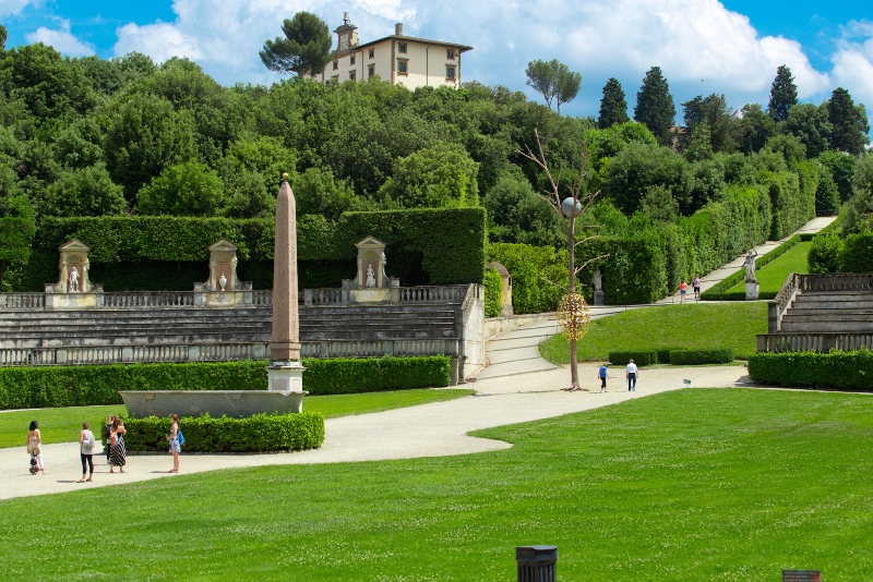 Palazzo Pitti y los jardines de Boboli