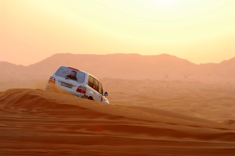 Jeep safari in Doha desert