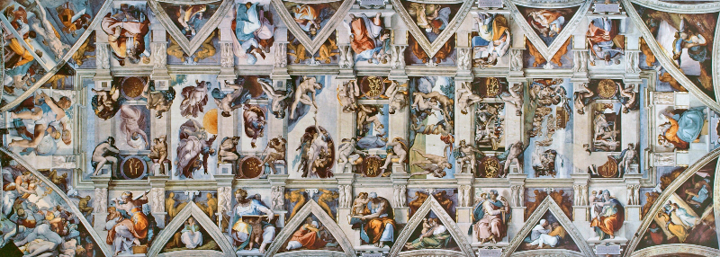 Sistine Chapel frescoes - ceiling