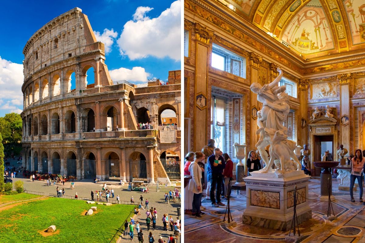 Visite guidate combinate del Colosseo e della Galleria Borghese